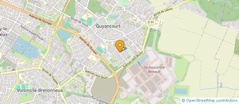 localisation de l'entreprise MONSIEUR SEMIH ALTUN  GUYANCOURT