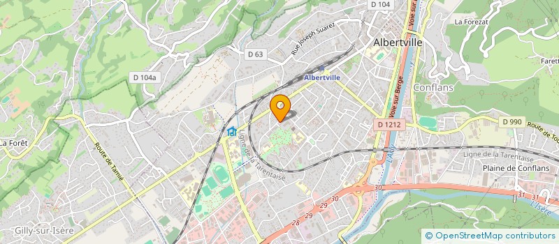 localisation de l'entreprise MONSIEUR SEMIH AYDOGAN  ALBERTVILLE