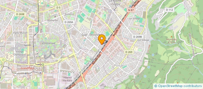 localisation de l'entreprise MONSIEUR SEMIH DEMIR  SAINT-MARTIN-D'HERES