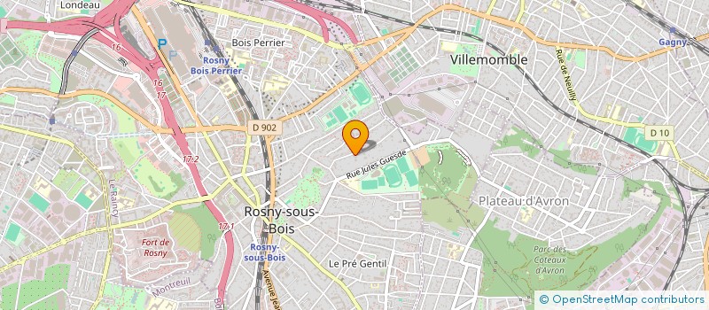 localisation de l'entreprise MONSIEUR SEMIH DOGAN à ROSNY-SOUS-BOIS