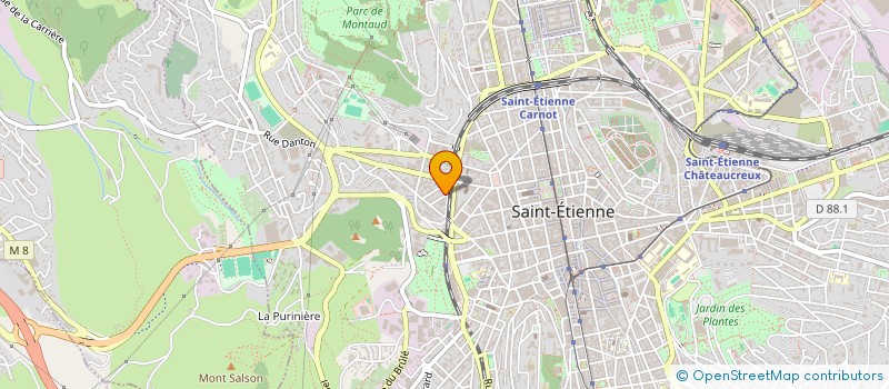 localisation de l'entreprise MONSIEUR SEMIH GURDAL  SAINT-ETIENNE