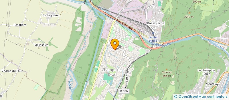 localisation de l'entreprise MONSIEUR SEMIH SAHIN  CHAMP-SUR-DRAC