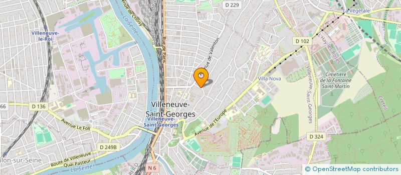 localisation de l'entreprise MONSIEUR SEMIH SUSOY  VILLENEUVE ST GEORGES