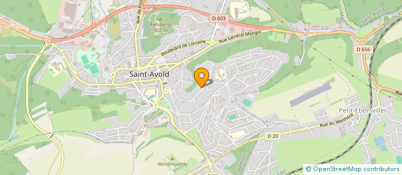 localisation de l'entreprise MONSIEUR SEMIH ZENGIN  SAINT-AVOLD