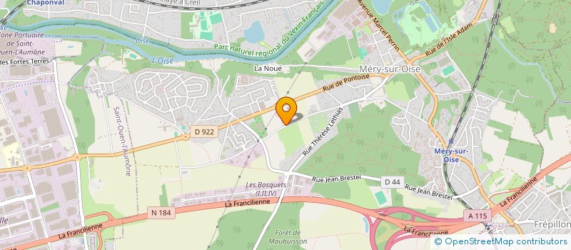 localisation de l'entreprise MONSIEUR SEMION RACOVITA  MERY-SUR-OISE