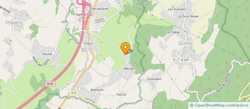 localisation de l'entreprise MONSIEUR SEMIR BUDAKOVIC  ANNECY