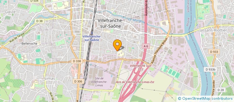 localisation de l'entreprise MONSIEUR SEMIR GUSANI  VILLEFRANCHE-SUR-SAONE