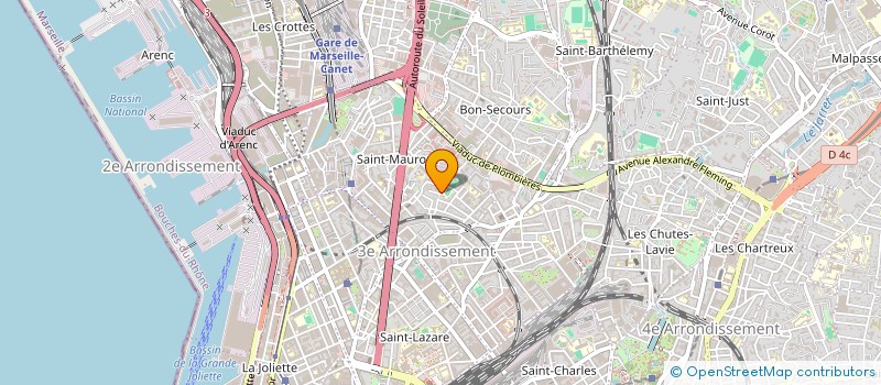 localisation de l'entreprise MONSIEUR SEMOU DIOP à MARSEILLE