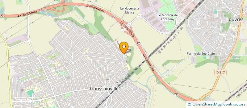 localisation de l'entreprise MONSIEUR SENA GUNGOR  GOUSSAINVILLE