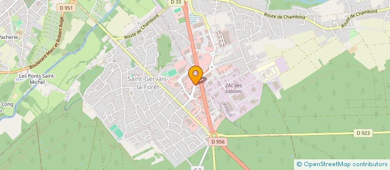 localisation de l'entreprise MONSIEUR SENA MEDO  SAINT-GERVAIS-LA-FORET