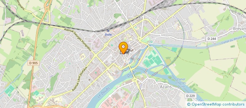 localisation de l'entreprise MONSIEUR SENAD MAHMUTOVIC à DOLE