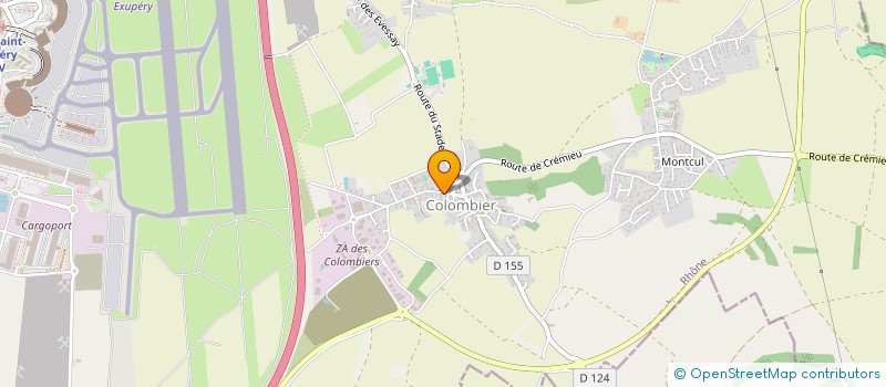 localisation de l'entreprise MONSIEUR SENAD ZELIA  COLOMBIER-SAUGNIEU