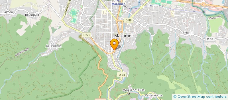 localisation de l'entreprise MONSIEUR SENADIN TURSIC  MAZAMET
