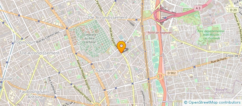 localisation de l'entreprise MONSIEUR SENAKPON GBAGUIDI  PARIS