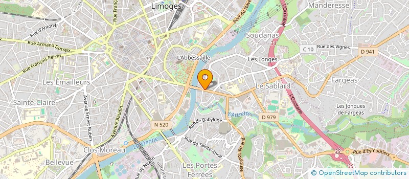 localisation de l'entreprise MONSIEUR SENAT BISLIM à LIMOGES