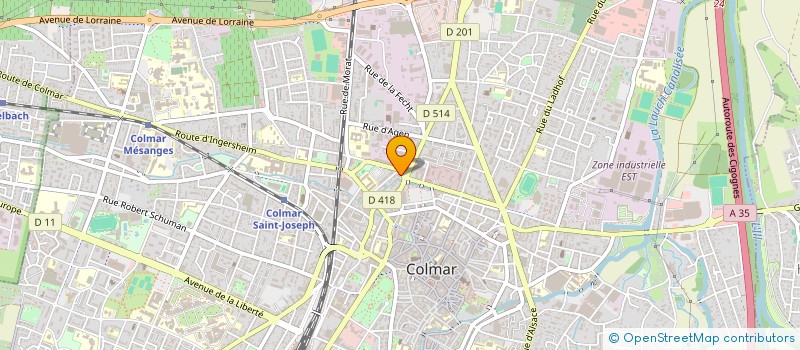 localisation de l'entreprise MONSIEUR SENAT ISLANOVIKJ  COLMAR