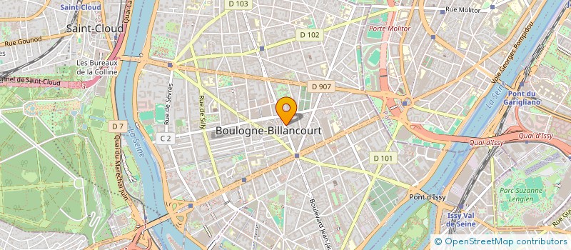localisation de l'entreprise MONSIEUR SENDER KLAP à BOULOGNE-BILLANCOURT