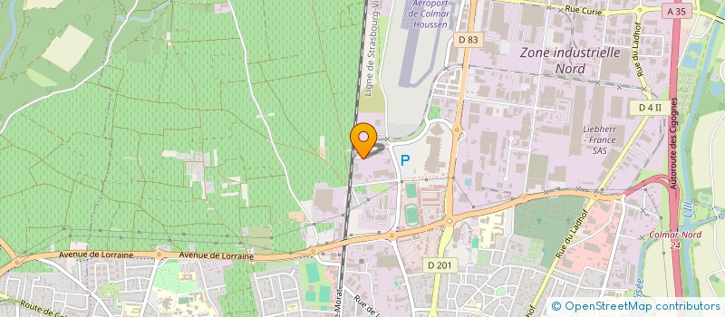 localisation de l'entreprise MONSIEUR SENDY WAGNER  COLMAR