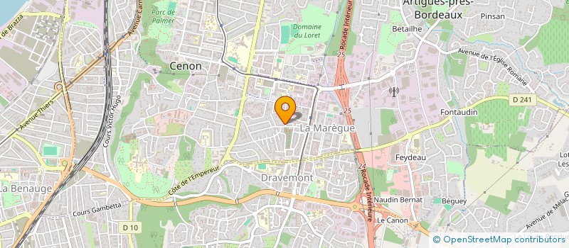 localisation de l'entreprise MONSIEUR SENE DOUE  CENON