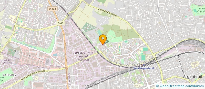 localisation de l'entreprise MONSIEUR SENG DETH SIRIPHOL à ARGENTEUIL