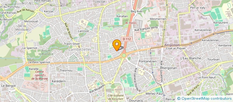 localisation de l'entreprise MONSIEUR SENG OUDIOU à BREST