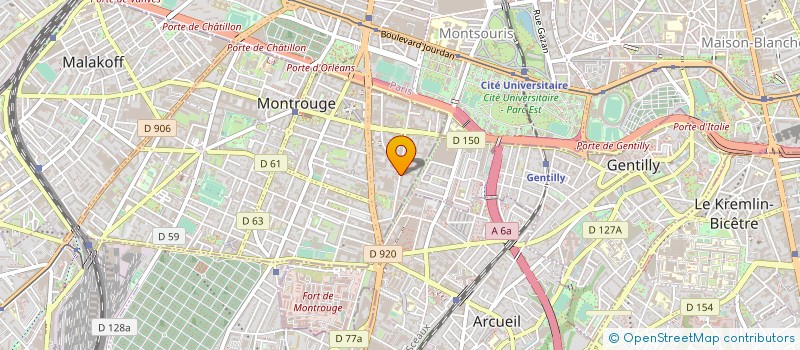 localisation de l'entreprise MONSIEUR SENG UNG  MONTROUGE