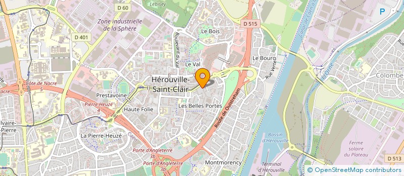 localisation de l'entreprise MONSIEUR SENGDED CHANTHAPANYA à HEROUVILLE-SAINT-CLAIR