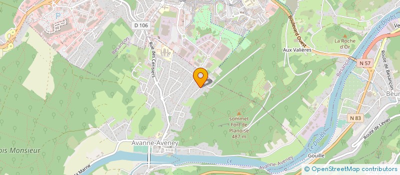 localisation de l'entreprise MONSIEUR SENGUL KANTUROV  AVANNE-AVENEY