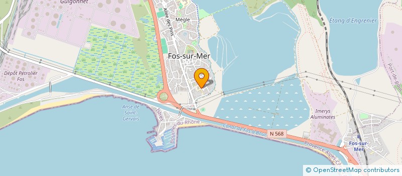localisation de l'entreprise MONSIEUR SENI CISSE  FOS-SUR-MER