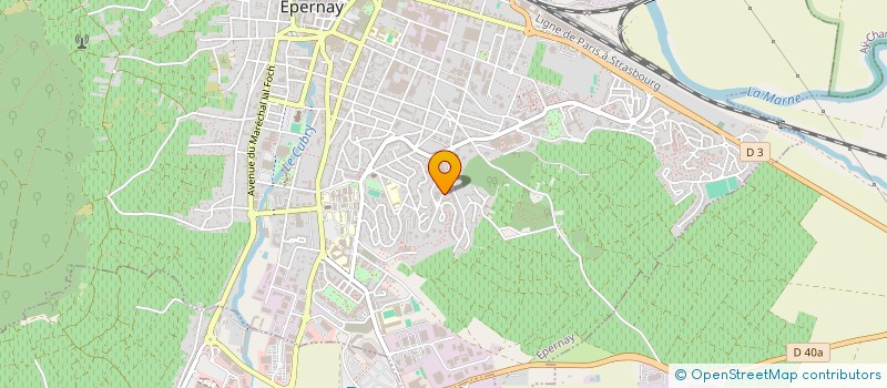 localisation de l'entreprise MONSIEUR SENIBA KANTE  EPERNAY