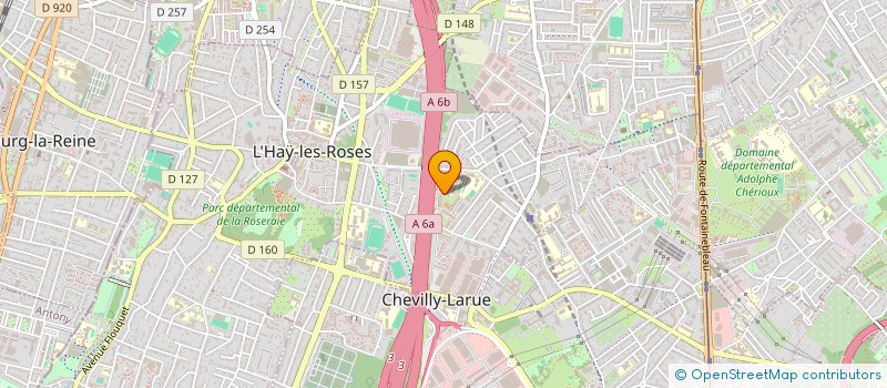 localisation de l'entreprise MONSIEUR SENJABINE DRISSA  L'HAY-LES-ROSES