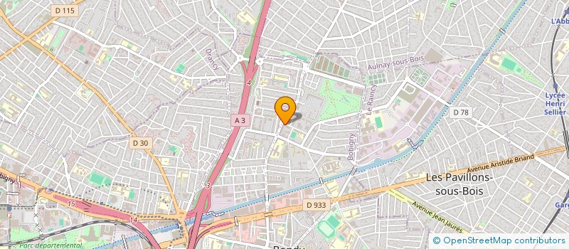 localisation de l'entreprise MONSIEUR SENKOUM FOFANA  BONDY