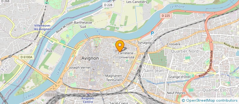 localisation de l'entreprise MONSIEUR SENMARTIN JULIEN  AVIGNON