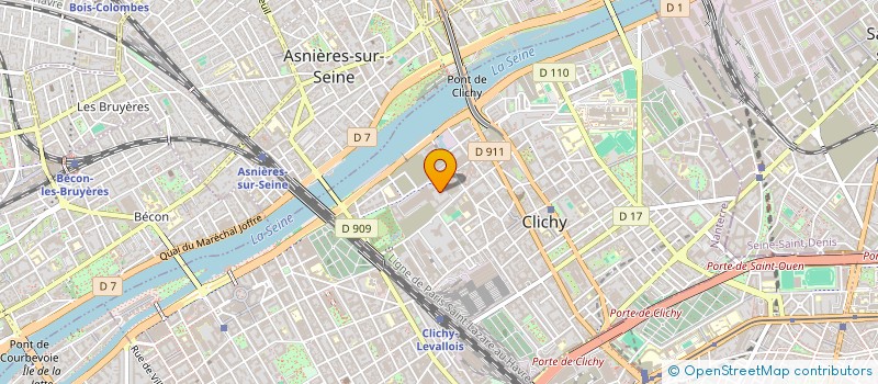 localisation de l'entreprise MONSIEUR SENN YI à CLICHY