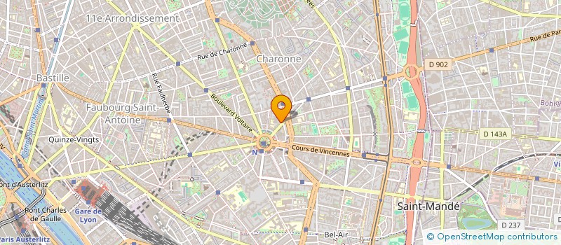 localisation de l'entreprise MONSIEUR SENNY BELLAICHE  PARIS