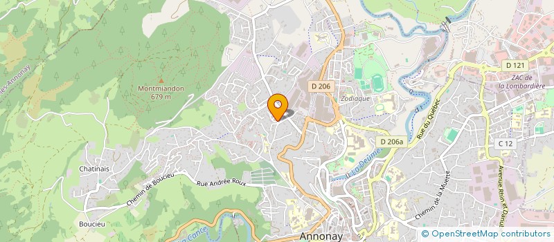 localisation de l'entreprise MONSIEUR SENOL CANSEV  ANNONAY