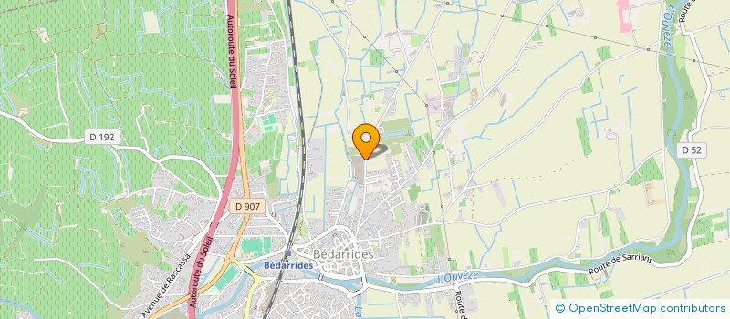 localisation de l'entreprise MONSIEUR SENOL DEGERMENCI  BEDARRIDES