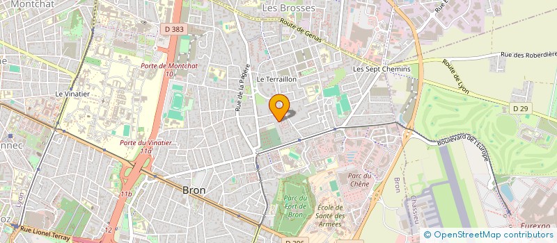 localisation de l'entreprise MONSIEUR SENOL TEMIZ à BRON