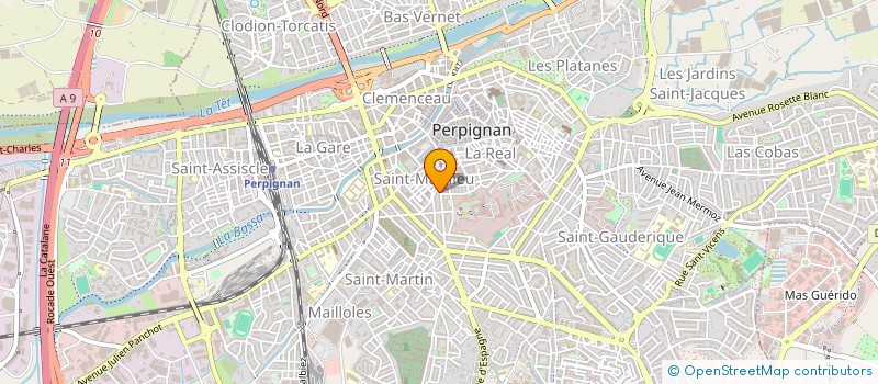 localisation de l'entreprise MONSIEUR SENOL YAVUZ  PERPIGNAN