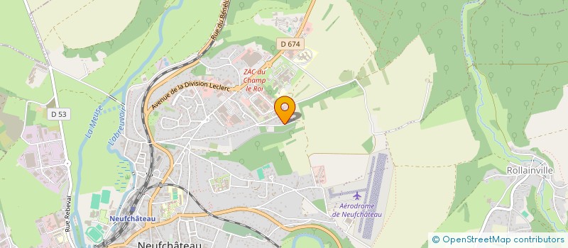 localisation de l'entreprise MONSIEUR SENOL YILMAZ  NEUFCHATEAU