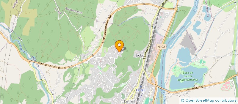 localisation de l'entreprise MONSIEUR SENOUSSI MOHAMMED  LE TEIL