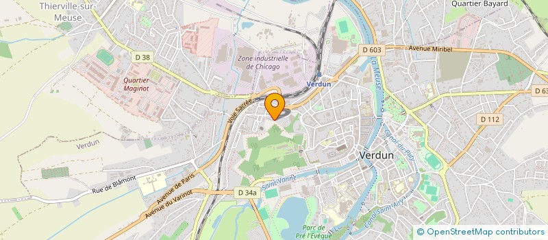 localisation de l'entreprise MONSIEUR SENUDIN KRUPINAC à VERDUN