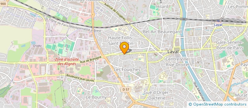 localisation de l'entreprise MONSIEUR SENY DIABY à LAVAL