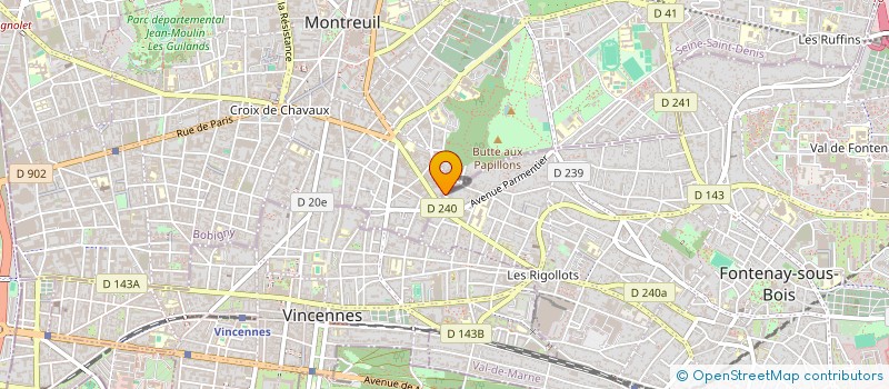 localisation de l'entreprise MONSIEUR SENY DIOP à MONTREUIL