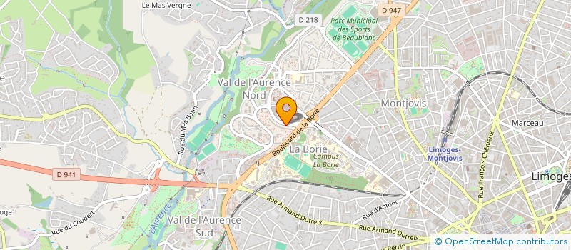 localisation de l'entreprise MONSIEUR SENY SARR à LIMOGES