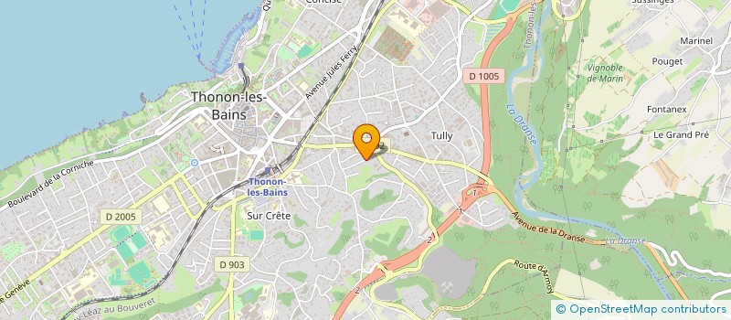 localisation de l'entreprise MONSIEUR SEOSAPH MULLER à THONON-LES-BAINS