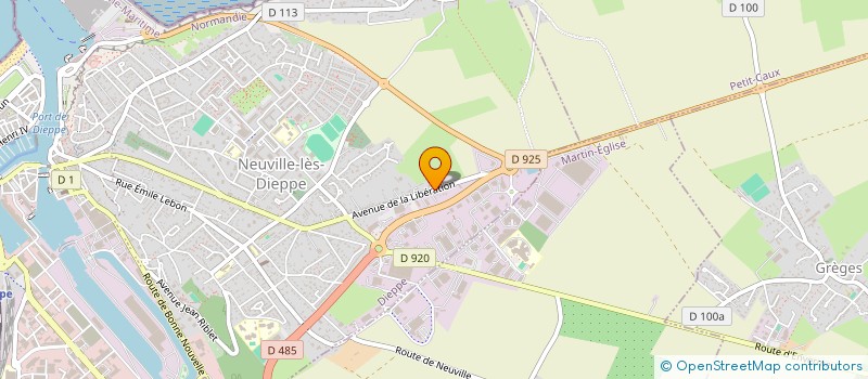 localisation de l'entreprise MONSIEUR SEPHIANE LEFEBVRE  DIEPPE