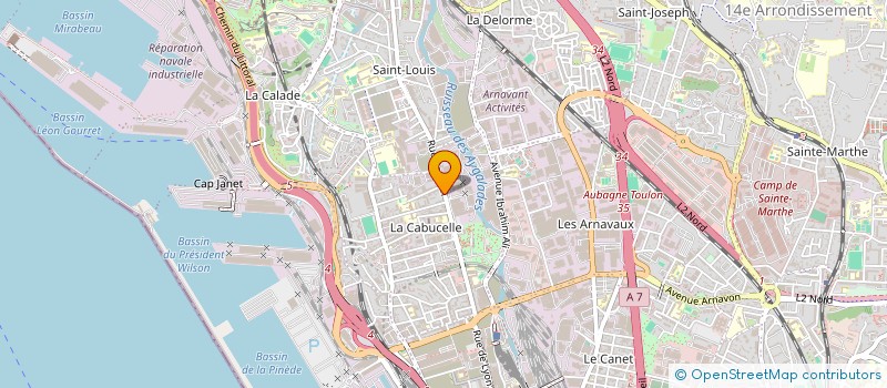 localisation de l'entreprise MONSIEUR SEPULVEDA JAIRO à MARSEILLE