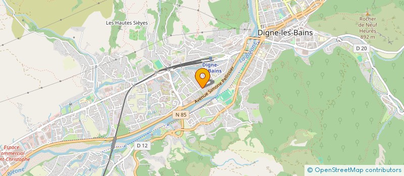 localisation de l'entreprise MONSIEUR SERAFETTIN ALTINISIK à DIGNE-LES-BAINS