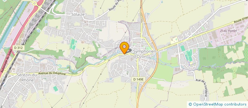 localisation de l'entreprise MONSIEUR SERAFETTIN GUNGOR  SAINT-SYMPHORIEN-D'OZON